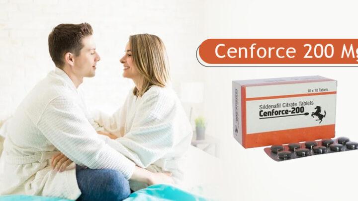 With Cenforce 200, you can eliminate issues with male erectile dysfunction